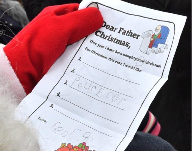 L'adorable lettre du Prince George au Père-Noël
